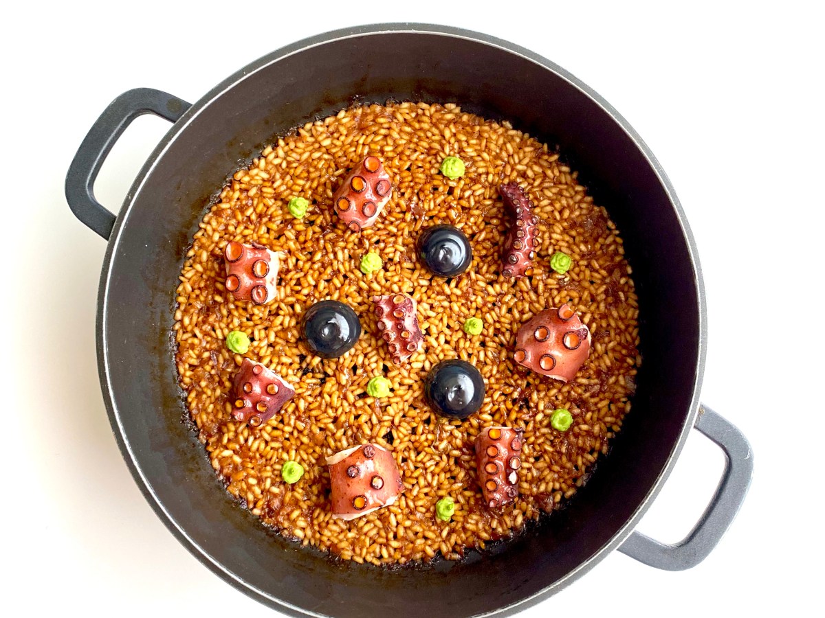 Arroz seco de pulpo y&nbsp;estragón